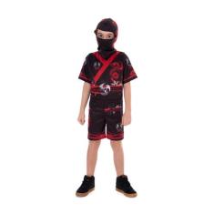 Fantasia Ninja Infantil Tartaruga,samurai,lutador,carnaval Favorito, P