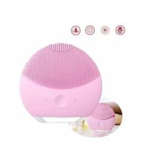 Esponja Elétrica Massageador Forever Limpeza Facial Rosa