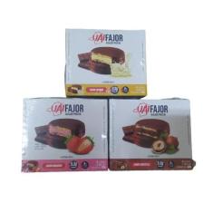 Alfajor Protein - UaiFajor - Biscoito Crocante Recheado - Caixa com 6 