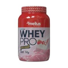 Whey Pro Gourmet (1kg), Milkshake de Morango