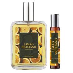 Perfume Limão Siciliano Radiante Homem 100Ml + Roll On 10Ml - Essência
