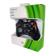 Controle Com Fio Para Xbox 360 Slim / Fat E Pc Joystick - Feir