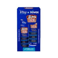 Kit Shampoo E Condicionador Vitay Novex Liso De Cinema 300ml