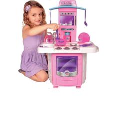Big Cozinha Infantil com Pia e Fogão - Sai Água de Verdade