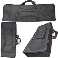 Capa Bag Master Luxo Para Teclado Roland Gw8  Nylon Preto