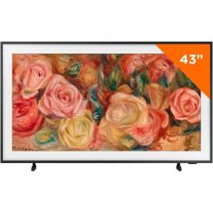 Smart TV 43 Polegadas Samsung The Frame QLED 4K com Gaming Hub, QN43LS03DA