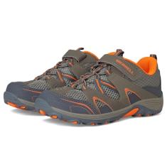 Merrell Tênis de corrida Trail Chaser, Gunsmoke/laranja, 21