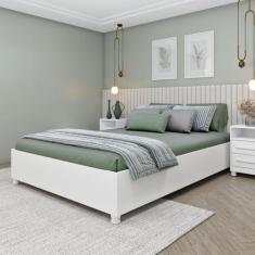 Cama Casal em MDP 193cm x 144cm Mônaco - Tcil Móveis