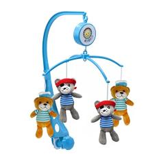 Móbile Musical Ursinho Marinheiro Para Berço Kitstar