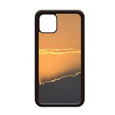 Capa Orange Dark Sky Clouds para iPhone 12 Pro Max para Apple Mini Mobile Case Shell