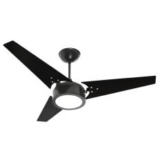 Ventilador De Teto Ideal Led Preto 3 Pás Pretas 127V Ref. 20-3107 – Venti-Delta