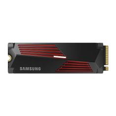 SAMSUNG 990 PRO com dissipador de calor SSD 4TB, PCIe Gen4 M.2 2280 disco rígido interno de estado sólido, velocidade de leitura de até 7.450 MB/s para computação de , estações de