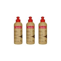 Creme Para Pentear Yamasterol 200G Oleo De Argan - Kit C/3Un