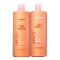 Kit Wella Invigo Nutri-Enrich Shampoo 1L e Condicionador 1 Litro