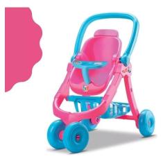 Carrinho de Bonecas Bebê Conforto Cadeirinha 3 em 1 Divertoys