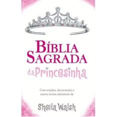 Livro - Bíblia Sagrada da Princesinha, NTLH, Capa Dura Almofada, Rosa 