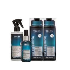 Kit TRUSS Uso Obrigatório Antiafinamento (4 Produtos)