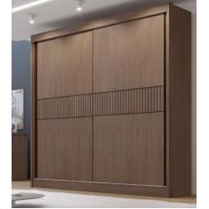 Guarda Roupas Casal Cancun Ripado 2Pts 100% MDF DDoro Móveis - D Doro 