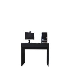 Mesa Office Com Gaveta Preto Em Mdf