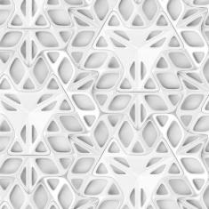 Papel De Parede 3D Figuras Geometricas Adesivo Lavavel Sala - LRP