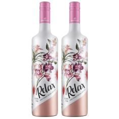 Kit 2 Vinho Frisante Relax Rosé Vinicula Garibaldi 750ml Serra Gaúcha