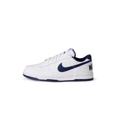 Nike Tênis masculino Big Low, Branco/Azul-marinho, 45