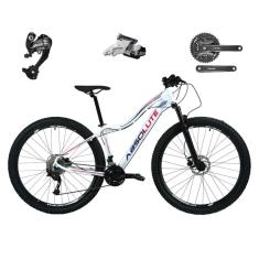 Bicicleta Aro 29 Feminina Absolute Hera Shimano Altus 27v K7 Freio Disco Hidráulico Suspensão Trava-Feminino