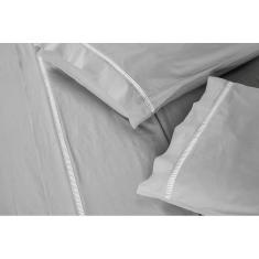 Jogo de Lençol KING 400 Fios 3 Peças Ponto Palito Aconchego Casa Dona