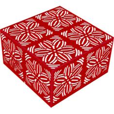 Taschibra 04060002-19, Plafon Renda 105 LED Autovolt E27, 40W, Vermelho Fosco