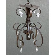 Lustre Pendente Decorativo Pequeno para Iluminação Sala Conjugada Simples