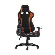 Cadeira Gamer Preta com Laranja MK-2040 - Makkon