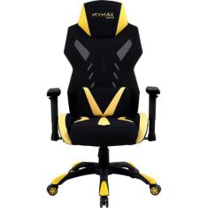 Cadeira Gamer Mx13 Giratoria Preto/Amarelo Mymax