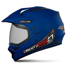 Capacete Piloto Motocross Trilha Velocross Pro Tork Liberty Mx Vision-Unissex