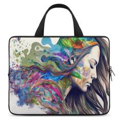 Bolsa para laptop compatível com MacBook Pro M3/M2/M1, MacBook Pro, MacBook Air, iPad Pro, Surface Pro 9/8 de 15 polegadas, bolsa de borracha de cloropreno