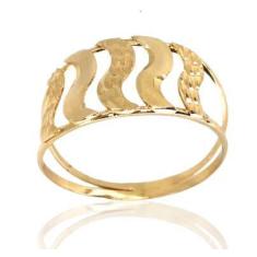Anel de ouro 18k Faixas - Elegancy Joias, 8