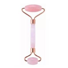 Rolo Massageador Facial Pedra Quartzo Rosa Anti Rugas Jade - Geral