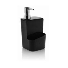 Dispenser Preto Detergente e Esponja 650 Ml Marca Ou Cozinha, Preto