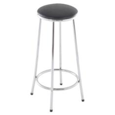 Banqueta Alta sem arco Linha Banqueta para Escritório Plus Preto - Des