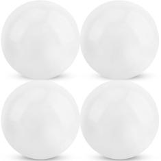 Kugliwa Pacote com 4 bolas de bocce pallino para quintal, 57 mm, bolas de reposição para adultos, crianças, esportes ao ar livre, gramado, beabocce, bola, pallinoch, 2 cores