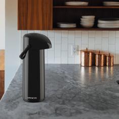 Garrafa Térmica Pressão Verona 1 L Preta - Unitermi