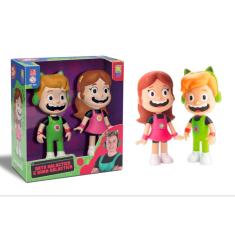 Boneco Gato Galáctico e Duda Galáctica Articulado-Divertoys