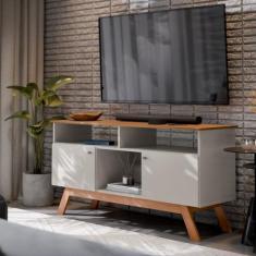 Rack para TV até 50 Polegadas com 2 Portas Amsterdã - Tebarrot