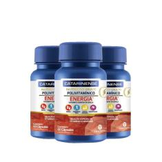 Kit 3 Polivitamínico Energia Catarinense 60 Capsulas