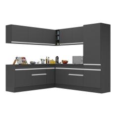 Armário De Cozinha Completa De Canto V2101 Branco