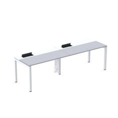 Mesa Plataforma para Coworking para 2 Pessoas 130x792 Psc130 Cinza/Branco