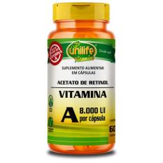 Vitamina A Retinol Unilife 60 Cápsulas