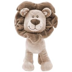Brinquedo de Pelúcia Leãozinho 32cm Macia Bordado Buba Baby