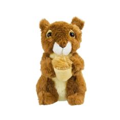 Esquilo Marrom Noz Fofo 18Cm - Pelúcia