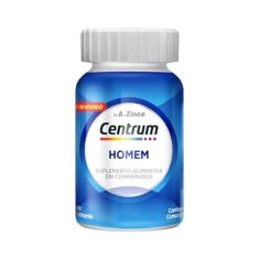 Centrum Homem Multivitaminico Diário com Magnésio, Vitamina D e Vitamina B12, 60 Comprimidos