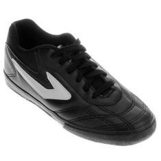 Chuteira Topper Dominator 3 Vulcanizado, Infantil, Preto/Branco, 31